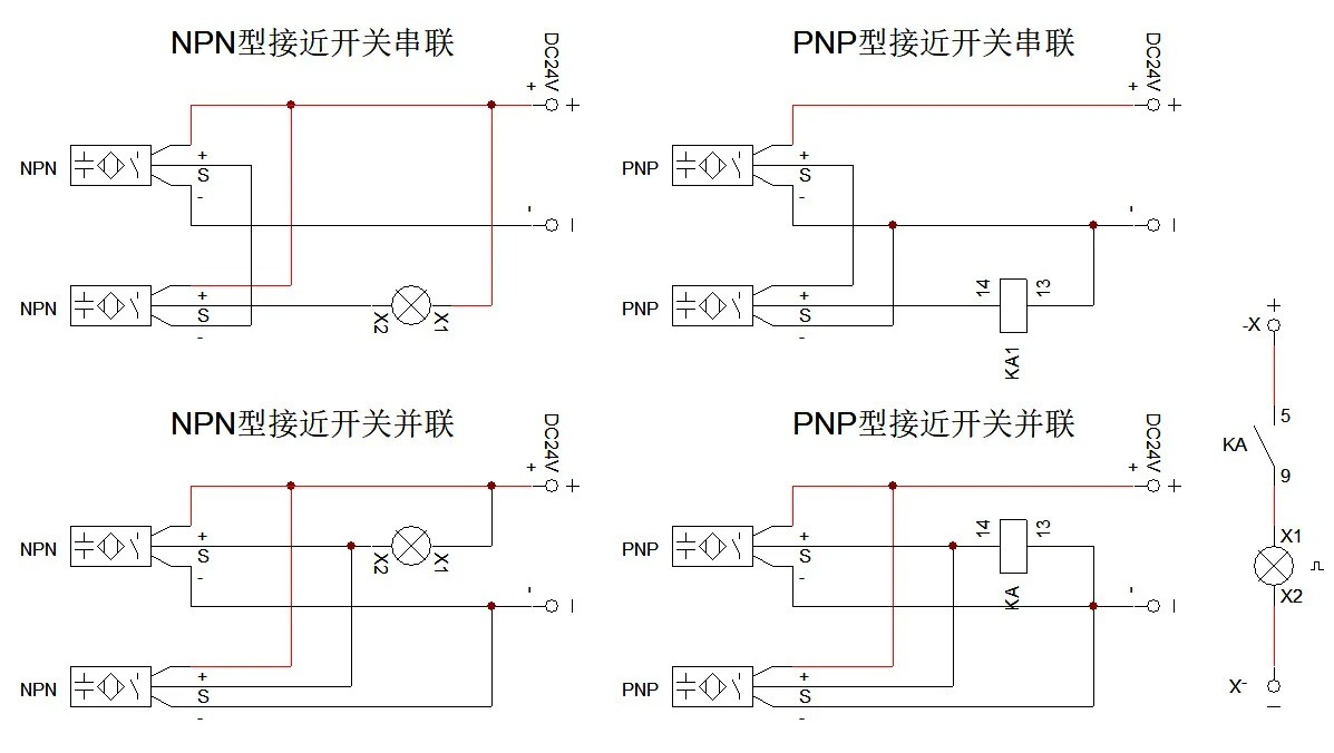 npn接近開(kāi)關(guān)接線圖解